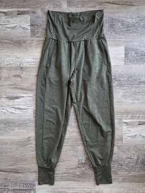 aerie High-Waist Green Jogger Pants Size XS/TP